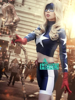 Free Shipping DHL NEW Stargirl Costume JSA DC Comics Stargirl Lycra Superhero Zentai Costume Cosplay Bodysuit For Girls/Woman
Free Shipping DHL NEW Stargirl Costume JSA DC Comics Stargirl Lycra Superhero Zentai Costume Cosplay Bodysuit For Girls/Woman
