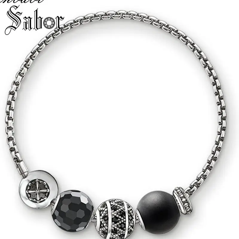 jewellery Bracelets Link Chain Antique Silver 925 Silver Fashion Jewelry For Women Men Punk Gift Karma Bead Bracelet thomas
jewellery Bracelets Link Chain Antique Silver 925 Silver Fashion Jewelry For Women Men Punk Gift Karma Bead Bracelet thomas