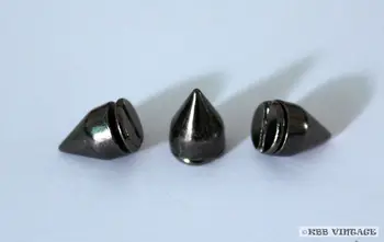 Wholesale 1000pc 3/8" Screwback Spikes Punk Leathercraft Accessories DIY Rivet studs Gunmetal
Wholesale 1000pc 3/8" Screwback Spikes Punk Leathercraft Accessories DIY Rivet studs Gunmetal