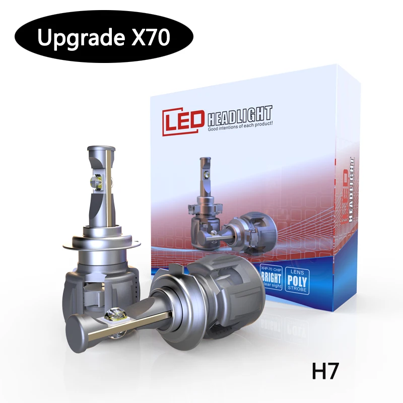 Error Free Ampoules H4 LED H7 XHP70 Car headlight bulb H11 9005 9006 XHP70 Chip 120W turbofan 12V 24V 7800LM/15600LM D1S D2S D4S
Error Free Ampoules H4 LED H7 XHP70 Car headlight bulb H11 9005 9006 XHP70 Chip 120W turbofan 12V 24V 7800LM/15600LM D1S D2S D4S