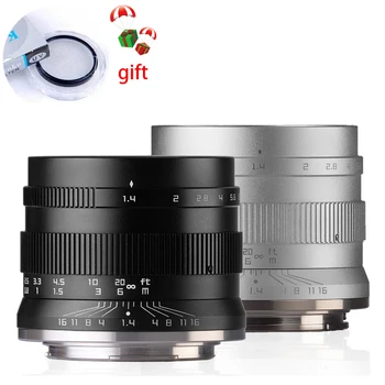 50mm F1.4 Prime Lens Large Aperture Manual Focus Lens w Bag for Sony E-mount Fujiflim xt3/4 Canon EOS-M Mount Mirrorless Camera
50mm F1.4 Prime Lens Large Aperture Manual Focus Lens w Bag for Sony E-mount Fujiflim xt3/4 Canon EOS-M Mount Mirrorless Camera