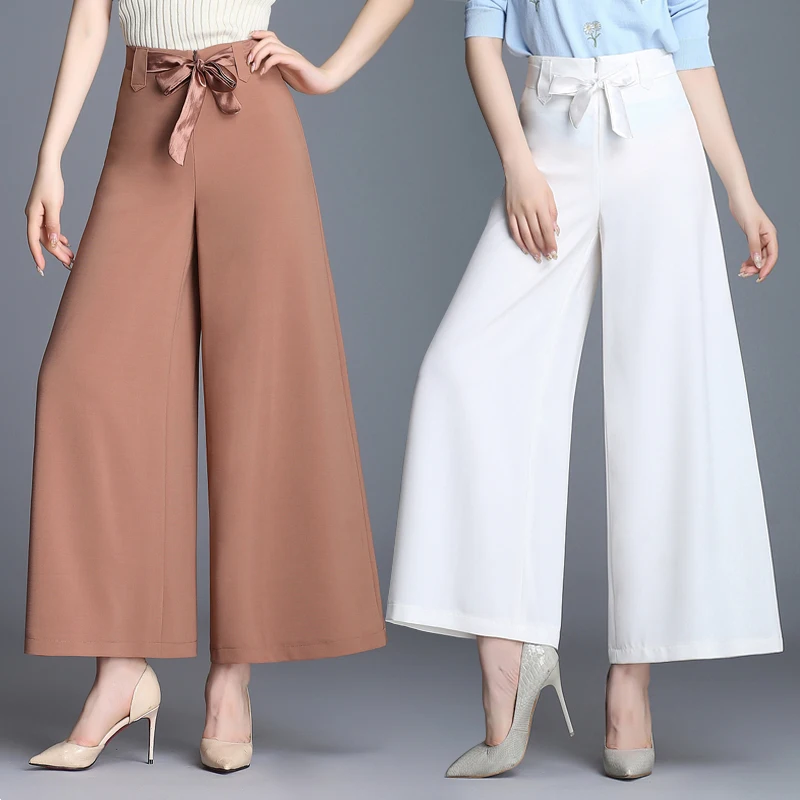 fashion Vintage female trousers high waist loose wide leg pants casual pants woman spring summer thin section straight trousers
fashion Vintage female trousers high waist loose wide leg pants casual pants woman spring summer thin section straight trousers