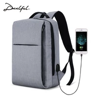 DEELFEL Men Backpack Travel Backpack 15.6 inch Computer Backpacks Male Mochila Anti-theft Waterproof Travel Bags for Men 2018 image