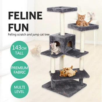 Luxury Cat Jumping Toy with Ladder Scratching Wood Climbing Tree for Cat Climbing Frame Cat Furniture Scratching Post Cat Hours
Luxury Cat Jumping Toy with Ladder Scratching Wood Climbing Tree for Cat Climbing Frame Cat Furniture Scratching Post Cat Hours