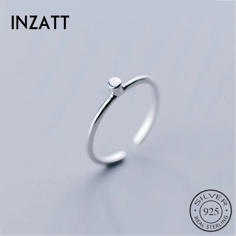 INZATT Real 925 Sterling Silver Geometric Tiny Cylinder Ring For Fashion Women Party Gift Fine Jewelry Trendy Adjustable Ring
INZATT Real 925 Sterling Silver Geometric Tiny Cylinder Ring For Fashion Women Party Gift Fine Jewelry Trendy Adjustable Ring