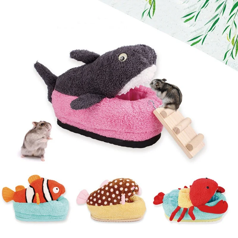 Plush Soft House Bed Cage For Hamster Small Animal Mice Rat Rabbit Nest Bed Cage Hamster House Wooden Ladder Accessory
Plush Soft House Bed Cage For Hamster Small Animal Mice Rat Rabbit Nest Bed Cage Hamster House Wooden Ladder Accessory