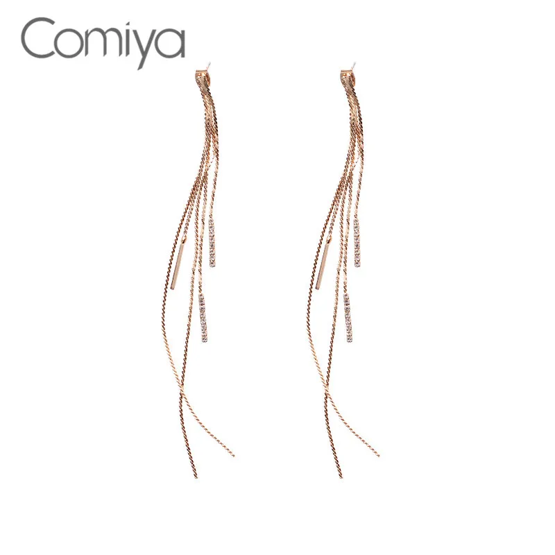 Comiya Drop Earrings For Women Zinc Alloy Crystal Mosaic Pendientes Mujer Moda Long Link Femme Brincos Statement Dangle Earring
Comiya Drop Earrings For Women Zinc Alloy Crystal Mosaic Pendientes Mujer Moda Long Link Femme Brincos Statement Dangle Earring