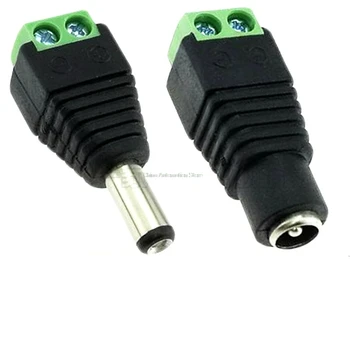 10Pair (5pcs female+5pcs male) Male Female 5.5 x 2.1mm DC Power 12V 24V Jack Adapter Connector Plug CCTV
10Pair (5pcs female+5pcs male) Male Female 5.5 x 2.1mm DC Power 12V 24V Jack Adapter Connector Plug CCTV