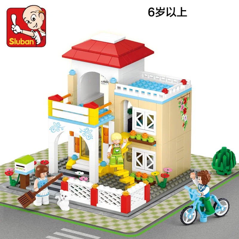 SLUBAN 0533 380PCS New pink dream - sweet home.Legoings toys for children educational building blocks 3D DIY Figures Birthday
SLUBAN 0533 380PCS New pink dream - sweet home.Legoings toys for children educational building blocks 3D DIY Figures Birthday