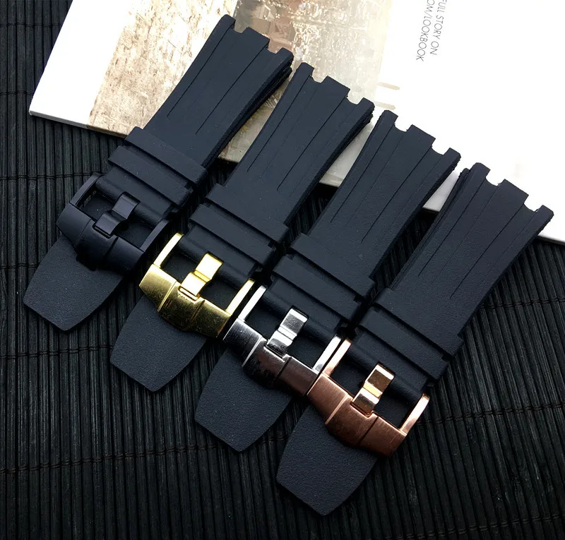 28mm Black Waterproof nature Rubber silicone Watchband Men Sport Watch Strap Band For AP Watch Audemars And Piguet With LOGO
28mm Black Waterproof nature Rubber silicone Watchband Men Sport Watch Strap Band For AP Watch Audemars And Piguet With LOGO