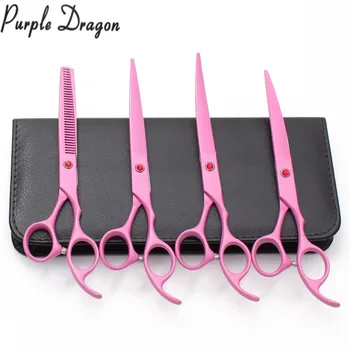 Suit 7" Purple Dragon Stainless Dogs Grooming Scissors Cutting Shears Thinning Scissors Professional Pets Scissors Add Bag Z3103
Suit 7" Purple Dragon Stainless Dogs Grooming Scissors Cutting Shears Thinning Scissors Professional Pets Scissors Add Bag Z3103