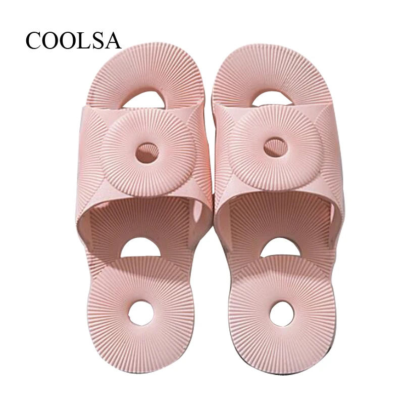 COOLSA Women's Home Slippers Indoor Non-slip Leaky Bathroom Slippers Beach Flip Flops Women Slides Flat Sandals House Hole Shoes
COOLSA Women's Home Slippers Indoor Non-slip Leaky Bathroom Slippers Beach Flip Flops Women Slides Flat Sandals House Hole Shoes