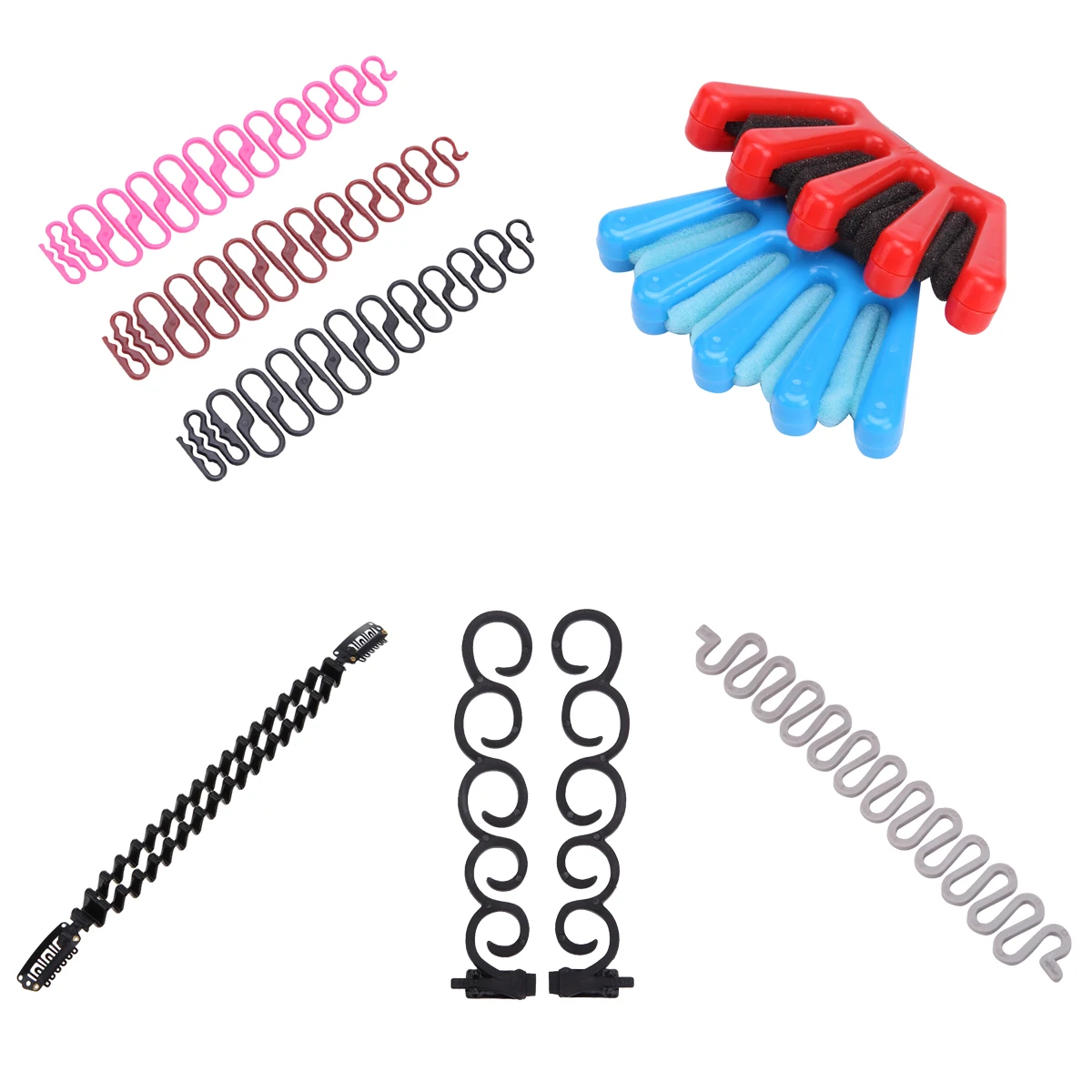 9 Types Lady Fashion French Hair Braiding Fish Bond Weave Braid Roller with Hair Twist Styling Bun Maker DIY Hair Band Tools
9 Types Lady Fashion French Hair Braiding Fish Bond Weave Braid Roller with Hair Twist Styling Bun Maker DIY Hair Band Tools