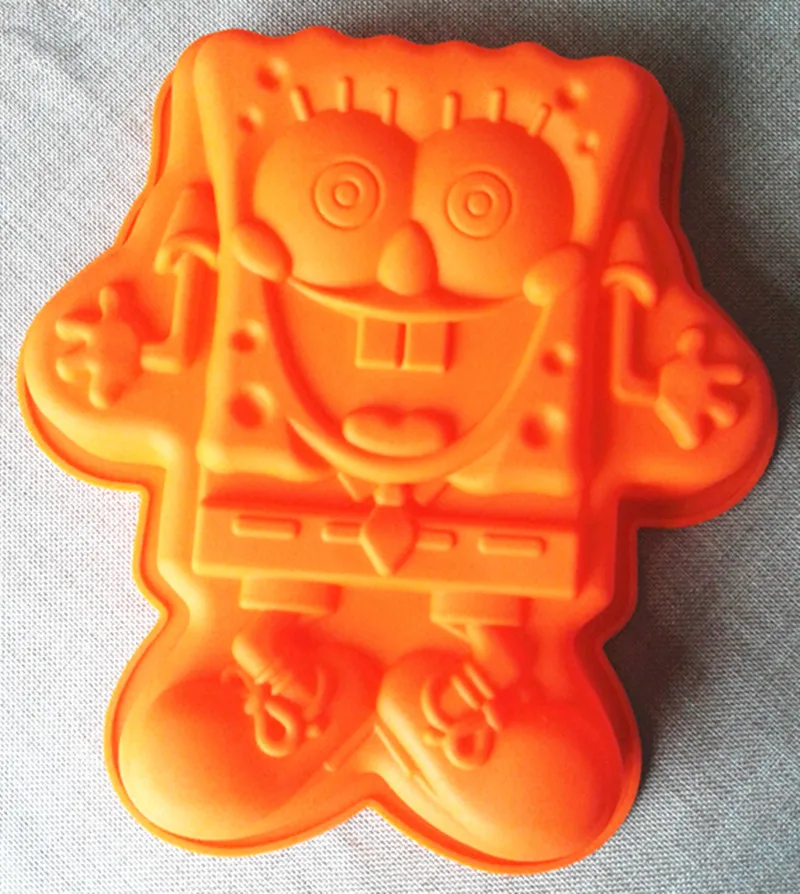 XG015 Size 28.5*27.5cm Lovely Big Spongebob Silicone Cake Pan Creative Cake Mold Kitchenware DIY Mold
XG015 Size 28.5*27.5cm Lovely Big Spongebob Silicone Cake Pan Creative Cake Mold Kitchenware DIY Mold