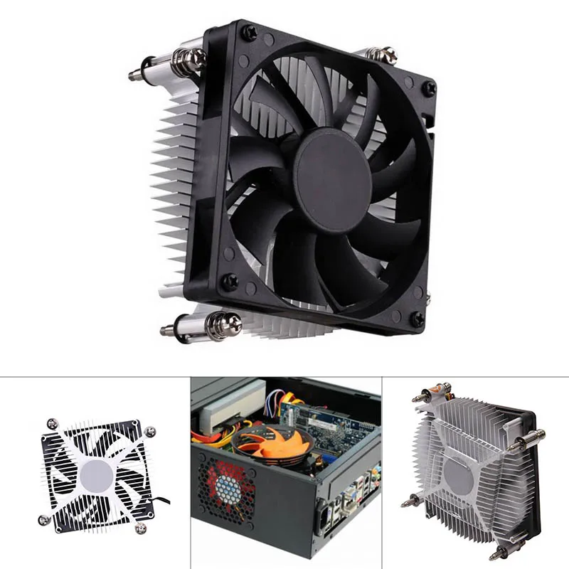 3Pin PWM 80mm CPU Cooler Fan 4 Heatpipe Cooling Support 115X/I3/I5HTPC DJA99
3Pin PWM 80mm CPU Cooler Fan 4 Heatpipe Cooling Support 115X/I3/I5HTPC DJA99
