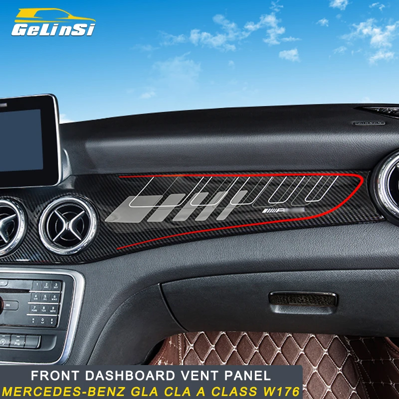 Gelinsi for Mercedes benz A class GLA CLA w176 auto carbon fiber dashboard panel frame trim cover sticker accessories
Gelinsi for Mercedes benz A class GLA CLA w176 auto carbon fiber dashboard panel frame trim cover sticker accessories