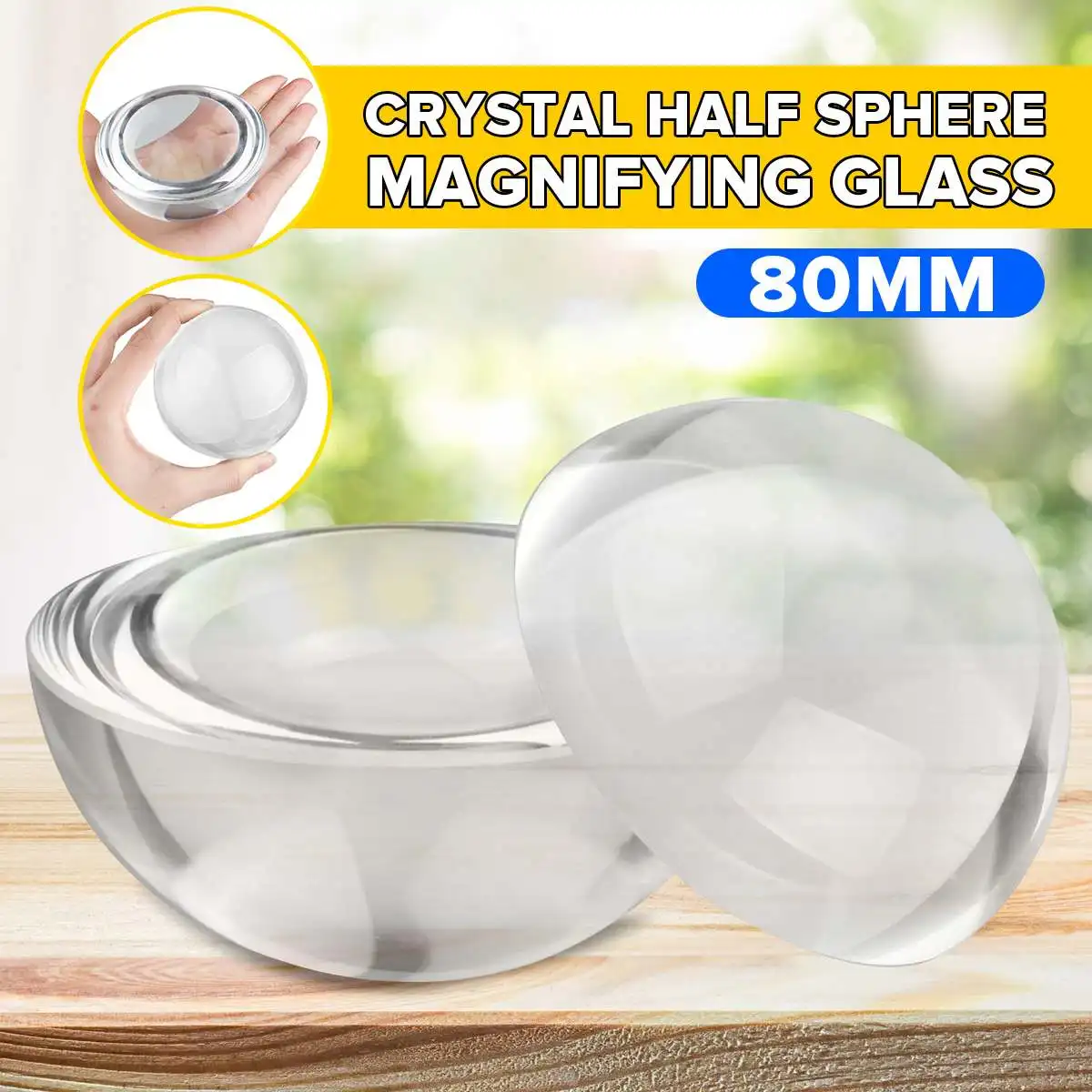 Paperweight Half Crystal Clear Lens Ball Crystal Sphere Ball 80mm Photography Lensball Background Decor K9 Glass Crystal
Paperweight Half Crystal Clear Lens Ball Crystal Sphere Ball 80mm Photography Lensball Background Decor K9 Glass Crystal