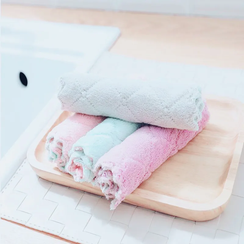 double color Microfibe Washing Towel Super Absorbent Clean Cloth Magic Kitchen Cleaning Wiping Rag Dishcloth Wash Hand Towel
double color Microfibe Washing Towel Super Absorbent Clean Cloth Magic Kitchen Cleaning Wiping Rag Dishcloth Wash Hand Towel