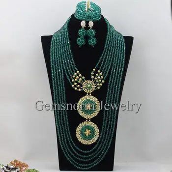 26inches Long Dark Army Green Nigerian Wedding African Beads Jewelry Set Crystal Indian Bridal Jewelry Sets Free Shipping WB855
26inches Long Dark Army Green Nigerian Wedding African Beads Jewelry Set Crystal Indian Bridal Jewelry Sets Free Shipping WB855