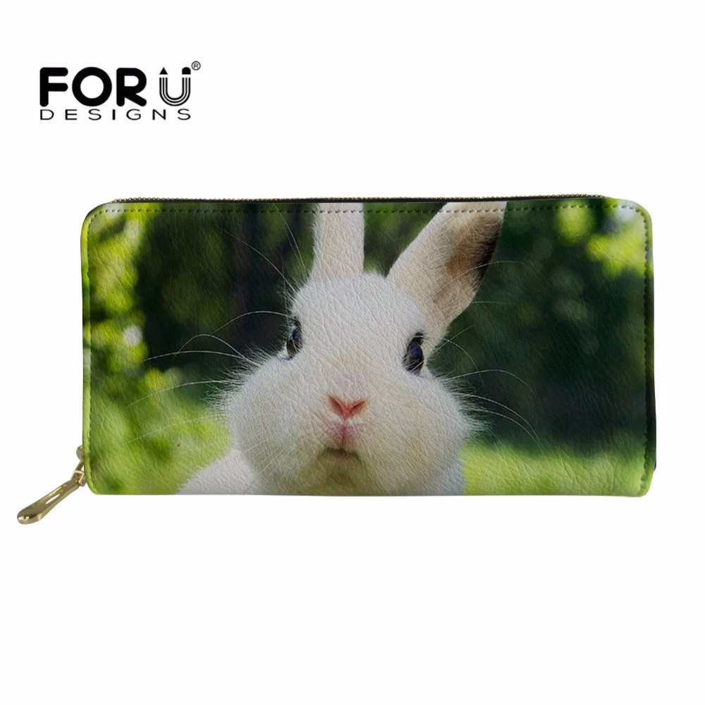 FORUDESIGNS Bunny Rabbit Print Wallet Fashion Women Clutch Leather Purse Credit ID Passport Card Holder Lady Long Carteras Print
FORUDESIGNS Bunny Rabbit Print Wallet Fashion Women Clutch Leather Purse Credit ID Passport Card Holder Lady Long Carteras Print