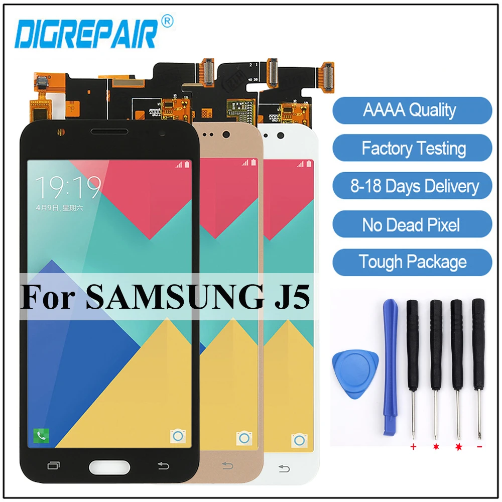 J5 j500 Display For Samsung J5 2015 LCD J500F SM-J500FN LCD Display touch Screen Digitizer Assembly For Samsung J500F J5 Display
J5 j500 Display For Samsung J5 2015 LCD J500F SM-J500FN LCD Display touch Screen Digitizer Assembly For Samsung J500F J5 Display