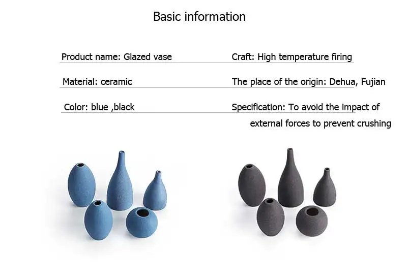 Ceramic Vase Flower Vase For Home Furnishing Model Room Decor