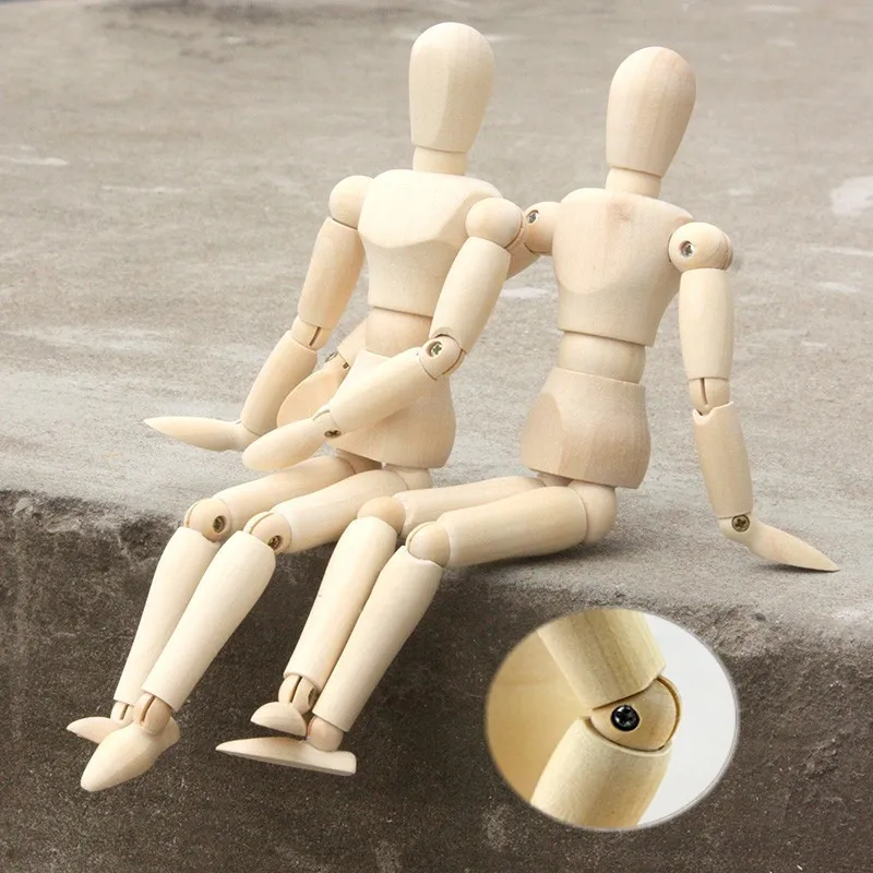 4.5 inch / 11.4cm Wooden Wood Human Figure Model People Wooden Paint Sketch Drawing Model
4.5 inch / 11.4cm Wooden Wood Human Figure Model People Wooden Paint Sketch Drawing Model