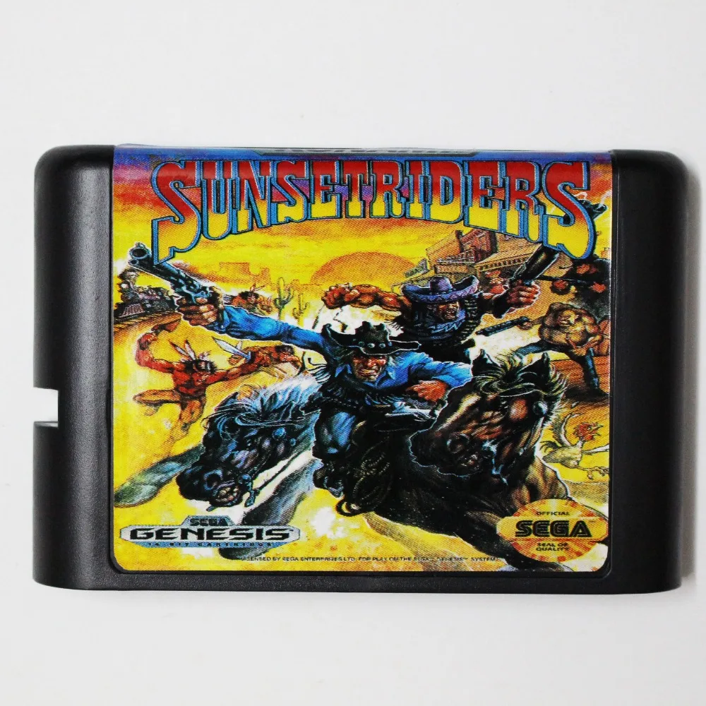 Игровая карта Sunsetriders 16 бит MD для Sega Mega Drive Genesis|16 bit|md game16 bit md |