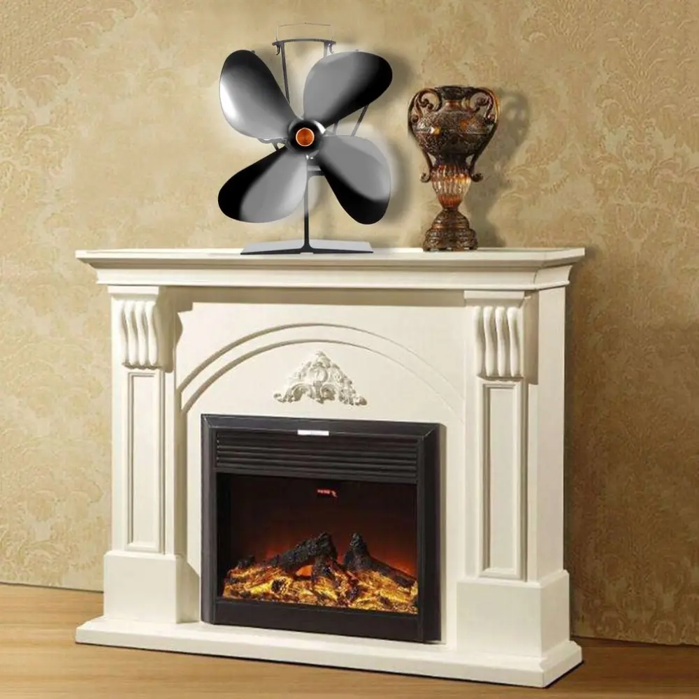 Newest High Efficiency Ultra Quiet Eco Friendly Heat Powered Stove Fan 4 Blades Stove Fan for Wood/Log Burner/Fireplace
Newest High Efficiency Ultra Quiet Eco Friendly Heat Powered Stove Fan 4 Blades Stove Fan for Wood/Log Burner/Fireplace