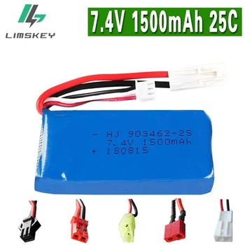 7.4V 1500mAh battery For FT009 Remote controlboat speedboat battery 7.4V 1500mah battery EL JST SM KET T PLUG 2s Lipo battery
7.4V 1500mAh battery For FT009 Remote controlboat speedboat battery 7.4V 1500mah battery EL JST SM KET T PLUG 2s Lipo battery