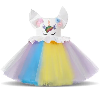 Elegant Girls Dress for Baby Kid Children Rainbow Unicorn Cosplay Costume Birthday Party Flower Wedding Princess Dress for Girls
Elegant Girls Dress for Baby Kid Children Rainbow Unicorn Cosplay Costume Birthday Party Flower Wedding Princess Dress for Girls