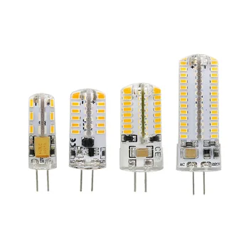2W 3W 4W 3014SMD G4 LED Silicone Lamp Corn Light Bulb AC 220V 110V DC 12V home lighting spotlight Chandelier Bulbs 3000K 6000K
2W 3W 4W 3014SMD G4 LED Silicone Lamp Corn Light Bulb AC 220V 110V DC 12V home lighting spotlight Chandelier Bulbs 3000K 6000K