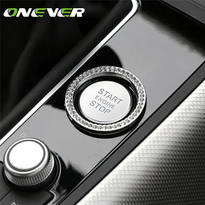 Onever Crystal Rhinestone Car Engine Start Key Ring Stop Ignition Button Sticky Ring Car Decoration
Onever Crystal Rhinestone Car Engine Start Key Ring Stop Ignition Button Sticky Ring Car Decoration