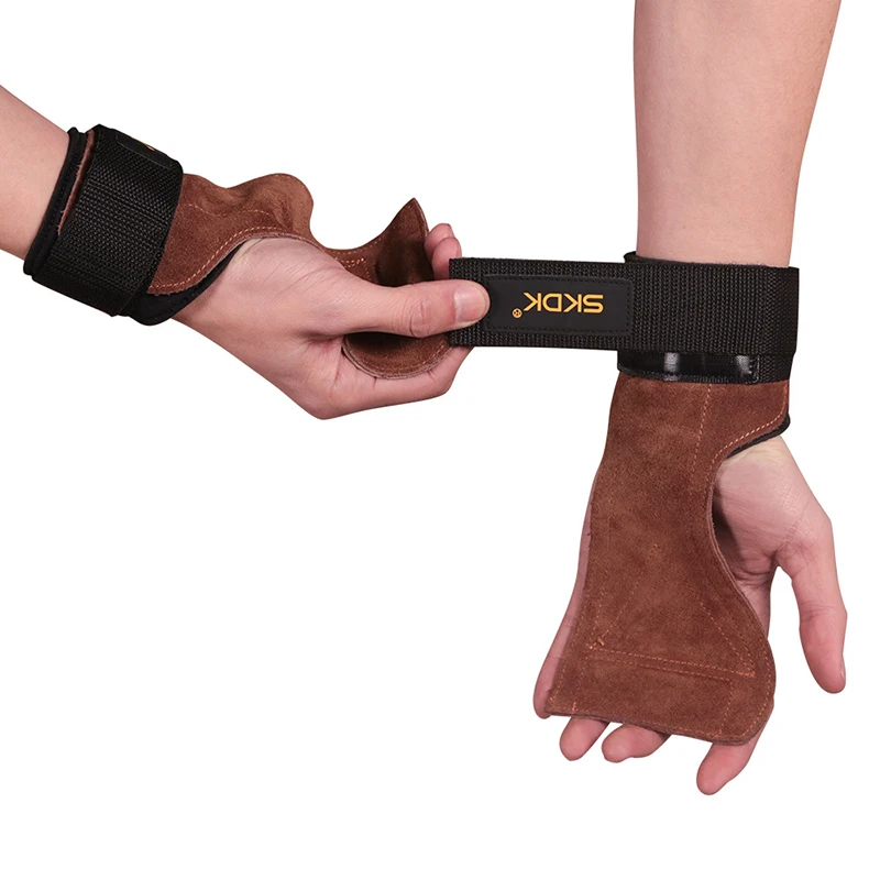 Leather Weight Lifting Gloves Hand Grips Straps Adjustable Neoprene Padded Wrist Wraps Support for Deadlifts Pull-ups Workout
Leather Weight Lifting Gloves Hand Grips Straps Adjustable Neoprene Padded Wrist Wraps Support for Deadlifts Pull-ups Workout