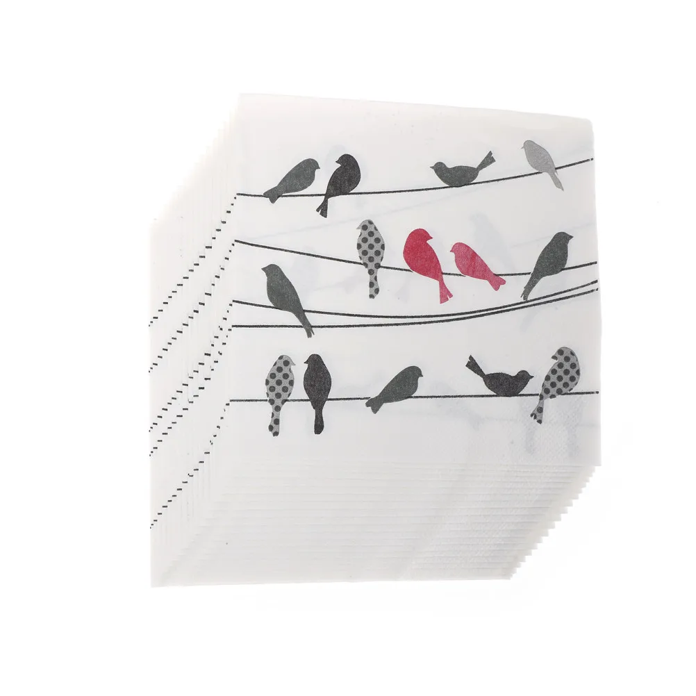 20pcs/lot Modern Simple Bird soft healthy decoupage Napkins Paper Party Decoration baby shower party WEDDING Decor Supplies
20pcs/lot Modern Simple Bird soft healthy decoupage Napkins Paper Party Decoration baby shower party WEDDING Decor Supplies