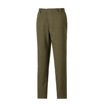 Men's Flat-Front Suit Pants Formal Wedding Business Straight Male Trousers Stripe Wool Office Dress Pants
Men's Flat-Front Suit Pants Formal Wedding Business Straight Male Trousers Stripe Wool Office Dress Pants