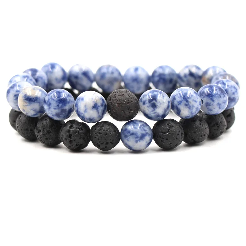 10mm Blue White Porcelain Stone Black Lava Beads DIY Aromatherapy Essential Oil Diffuser Bracelet Men Women Best Friend Jewelry
10mm Blue White Porcelain Stone Black Lava Beads DIY Aromatherapy Essential Oil Diffuser Bracelet Men Women Best Friend Jewelry