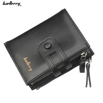 Baellerry Brand leather wallet Men coin pocket Double zipper Male Clutch Bag luxury Short purse 3 Fold Male Purses Card Holder
Baellerry Brand leather wallet Men coin pocket Double zipper Male Clutch Bag luxury Short purse 3 Fold Male Purses Card Holder