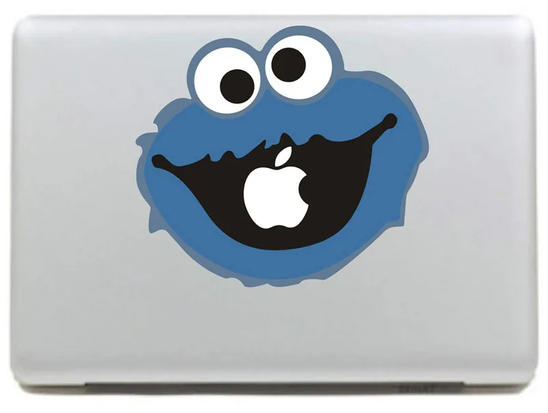Виниловая наклейка со странным пушистым ртом для DIY Macbook Pro / Air 11 13 15 дюймов чехол