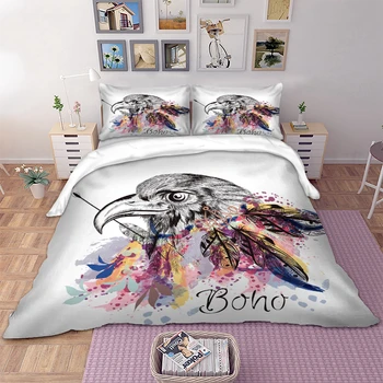 Ferocious Bald eagle printed bedding set Animal Duvet / Quilt cover set queen twin single sizes bed linens set 100% polyester
Ferocious Bald eagle printed bedding set Animal Duvet / Quilt cover set queen twin single sizes bed linens set 100% polyester