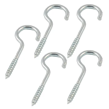 WSFS Hot Sale 5 Pcs 3mm Thread Ceiling Screw Hooks Picture Hanger Lamp Wire Holder
WSFS Hot Sale 5 Pcs 3mm Thread Ceiling Screw Hooks Picture Hanger Lamp Wire Holder