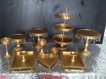 Gold metal cake holder Dessert Tray Cake Stand Cupcake Pan cake display table decoration Party Supply 12PCS / Set
Gold metal cake holder Dessert Tray Cake Stand Cupcake Pan cake display table decoration Party Supply 12PCS / Set
