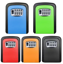 Pripaso Key Storage Lock Box 4-Digit Combination Lock Box Wall Mounted Lock Box Resettable Code Suitable for Outdoor Indoor Use
Pripaso Key Storage Lock Box 4-Digit Combination Lock Box Wall Mounted Lock Box Resettable Code Suitable for Outdoor Indoor Use