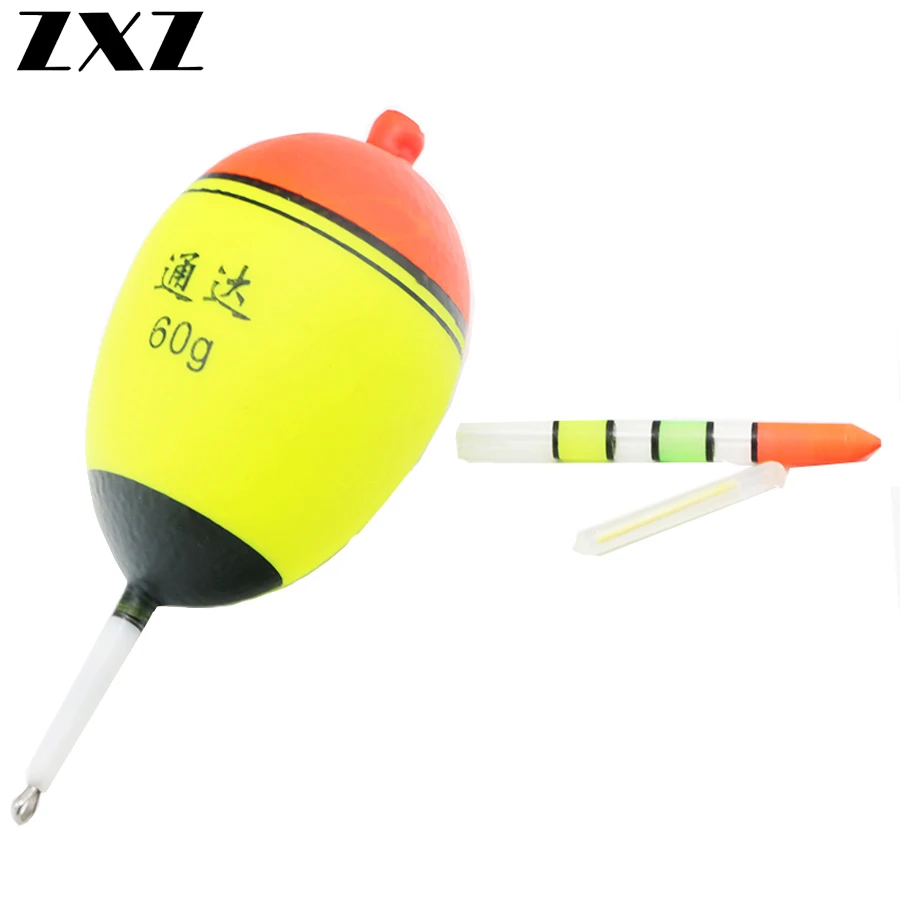 5Pcs 40-80g EVA Carp Fishing Float Bobbers +5Pcs Glow Night Luminous Stick Pot-bellied Belly Stopper Foam Floats Accessories T4
5Pcs 40-80g EVA Carp Fishing Float Bobbers +5Pcs Glow Night Luminous Stick Pot-bellied Belly Stopper Foam Floats Accessories T4
