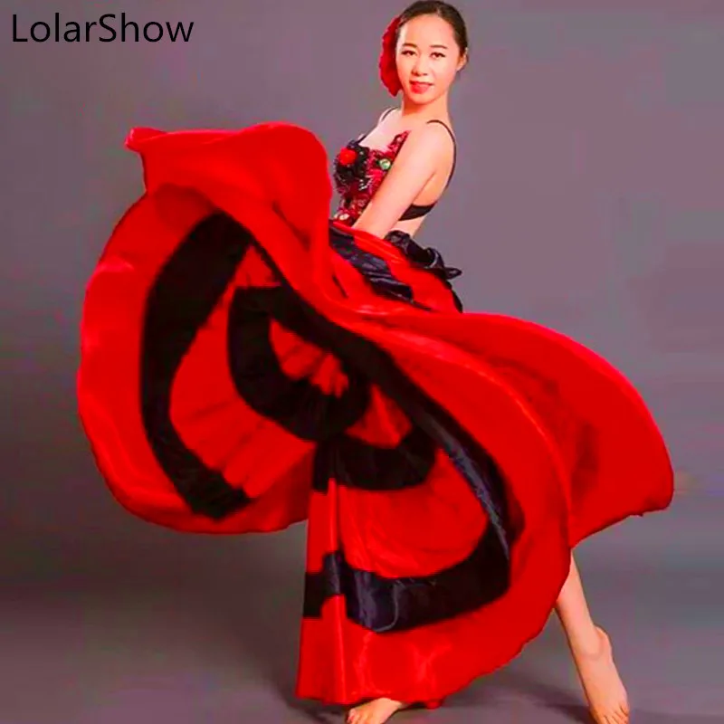 Flamenco Skirt 180/270/360 Degree Gypsy Dance Skirts Flamenco Dress Gypsy Dance Costumes For Women
Flamenco Skirt 180/270/360 Degree Gypsy Dance Skirts Flamenco Dress Gypsy Dance Costumes For Women