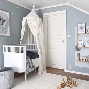 New Cotton Baby Canopy Mosquito Net Anti Mosquito Princess Bed Canopy Girls Room Decoration Curtain Bedding Dome Tent Room Decor
New Cotton Baby Canopy Mosquito Net Anti Mosquito Princess Bed Canopy Girls Room Decoration Curtain Bedding Dome Tent Room Decor