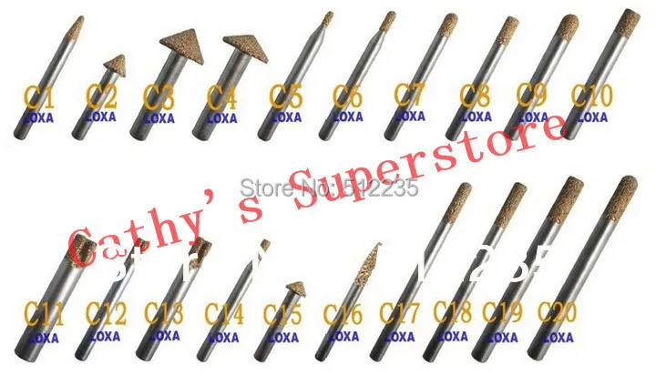 Free Shipping Diamond tool+Stone carvings cutters +CNC engraving tools+ melt diamond tools+ stone cutting bits
Free Shipping Diamond tool+Stone carvings cutters +CNC engraving tools+ melt diamond tools+ stone cutting bits