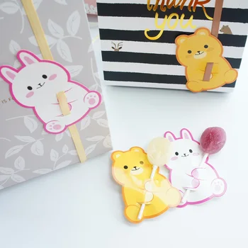 new 25pcs lollipop cover Bear rabbit design multi-use children birthday wedding candy decorate Christmas gift packaging tag
new 25pcs lollipop cover Bear rabbit design multi-use children birthday wedding candy decorate Christmas gift packaging tag