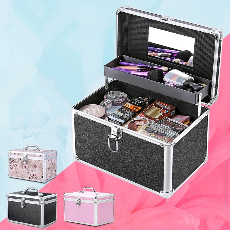 Professional Cosmetic Bag Portable Large Capacity Manicure Beauty Storage Box Cosmetic Case Waterproof The New Makeup Pouch
Professional Cosmetic Bag Portable Large Capacity Manicure Beauty Storage Box Cosmetic Case Waterproof The New Makeup Pouch