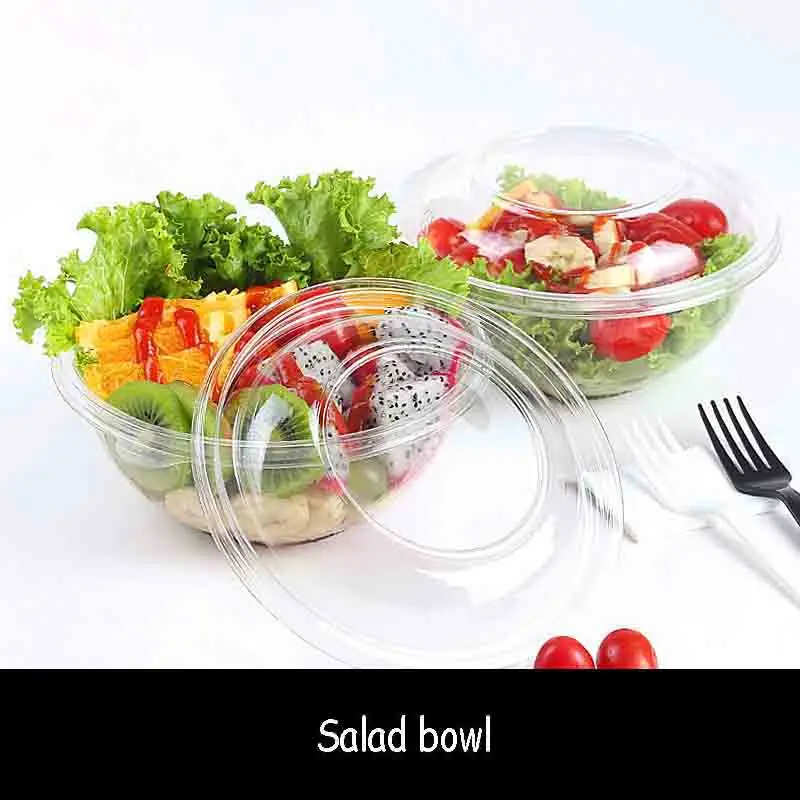 Food Grade PET Salad Bowl Fruit Disposable Box Waterproof Box Packing Tools One-off Takeout Packing Boxes Food Container 50pcs
Food Grade PET Salad Bowl Fruit Disposable Box Waterproof Box Packing Tools One-off Takeout Packing Boxes Food Container 50pcs